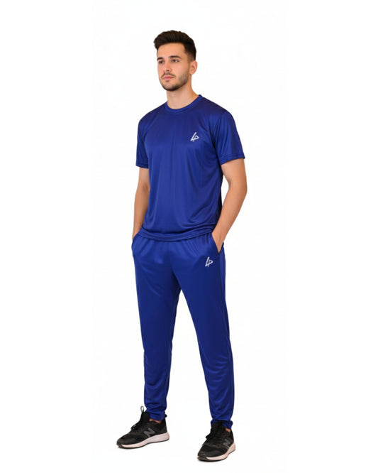 Blue Dri-Fit Performance Track Suit – Lightweight & Quick Dry