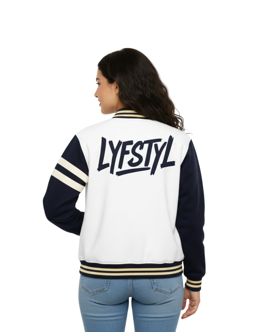 Elite Blue & White Varsity Jacket – Premium Dual-Tone Collegiate Edition