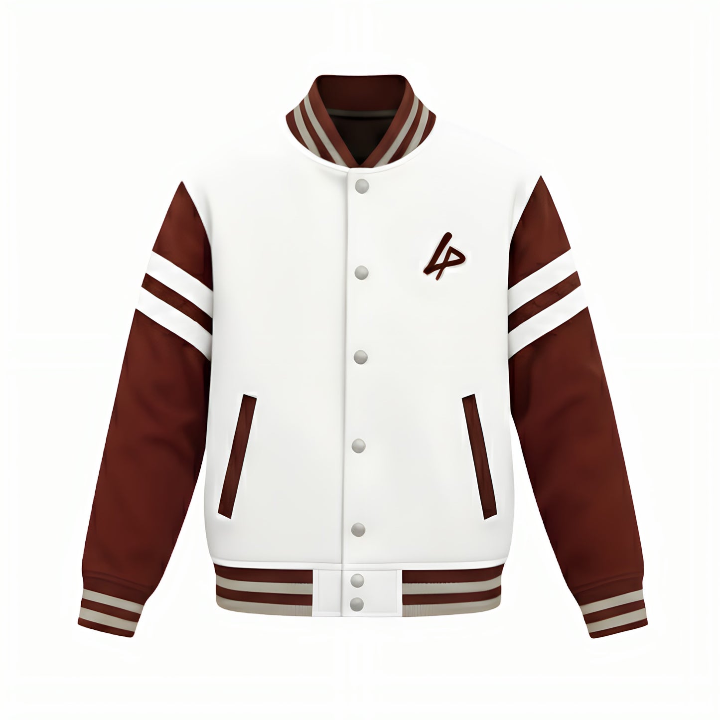 Elite Red & White Varsity Jacket – Premium Dual-Tone Collegiate Edition