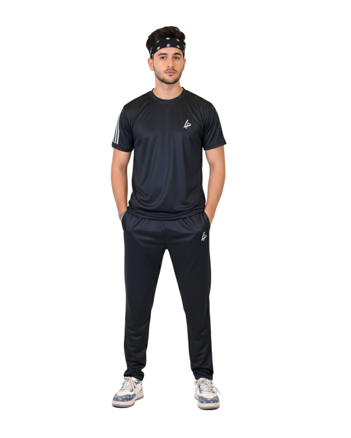 Black Dri-Fit Performance Track Suit – Lightweight & Quick Dry