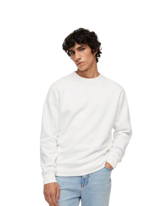 Classic White Sweatshirt – Ultra-Comfortable, Clean Look & Perfect Daily Wear