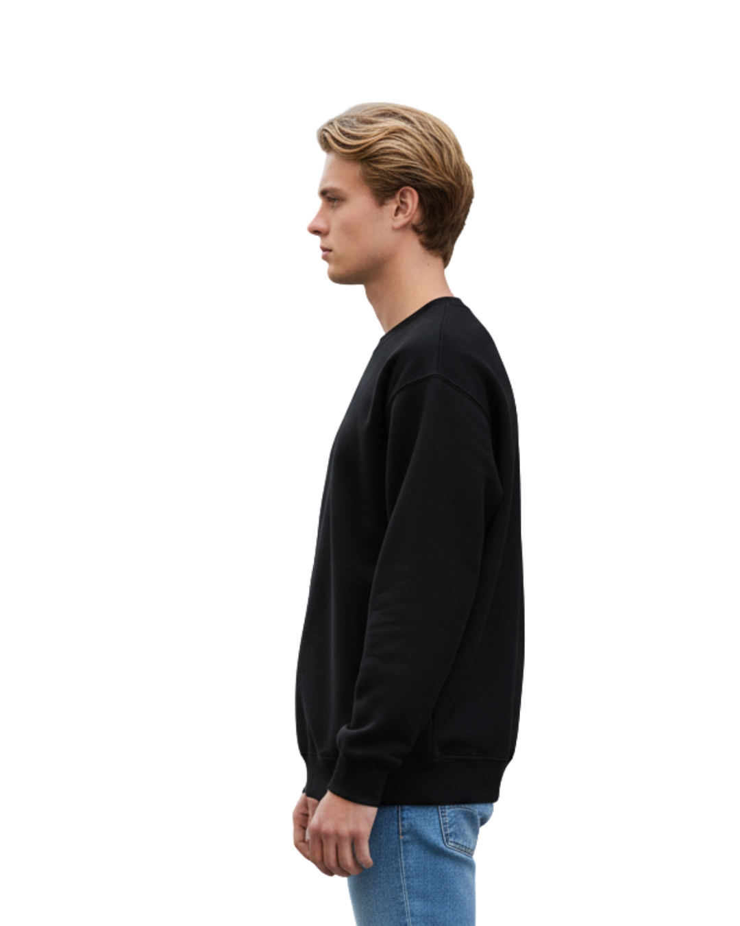 Classic Black Sweatshirt – Ultra-Comfortable, Clean Look & Perfect Daily Wear