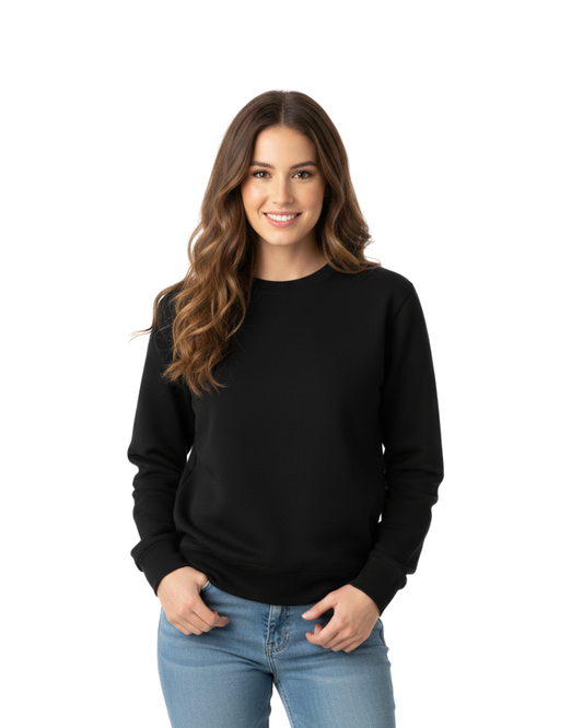 Classic Black Sweatshirt – Ultra-Comfortable, Clean Look & Perfect Daily Wear