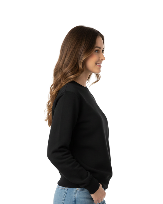 Classic Black Sweatshirt – Ultra-Comfortable, Clean Look & Perfect Daily Wear