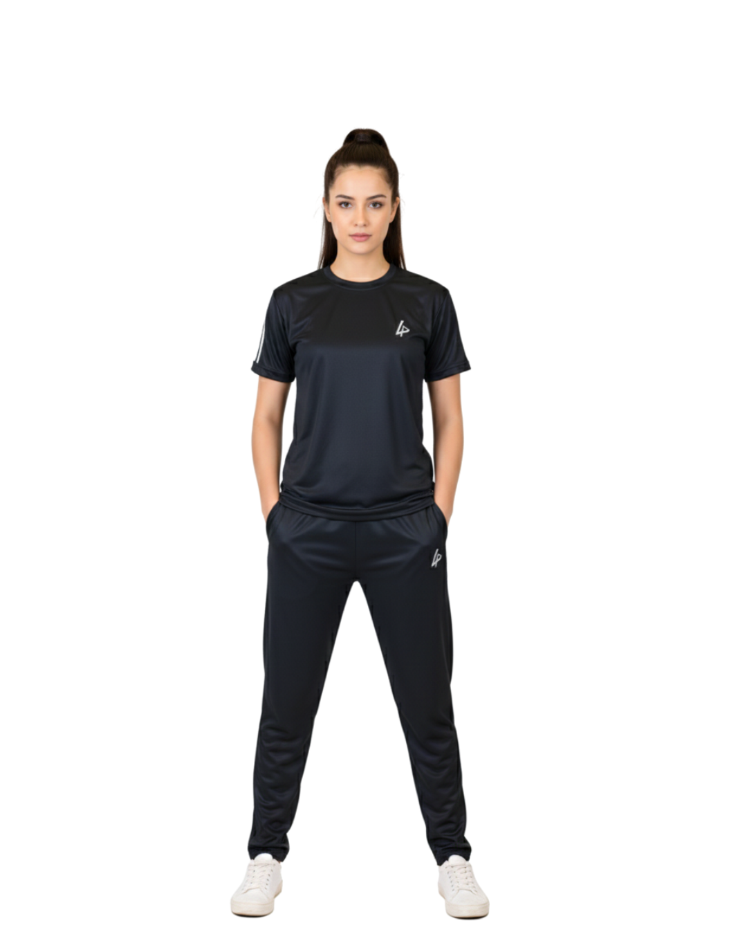 Black Dri-Fit Performance Track Suit – Lightweight & Quick Dry