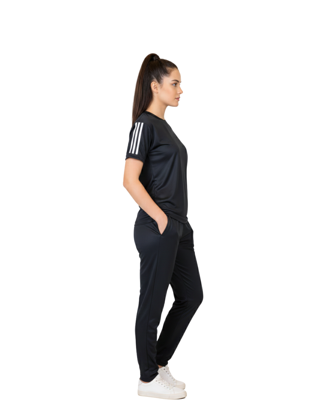 Black Dri-Fit Performance Track Suit – Lightweight & Quick Dry
